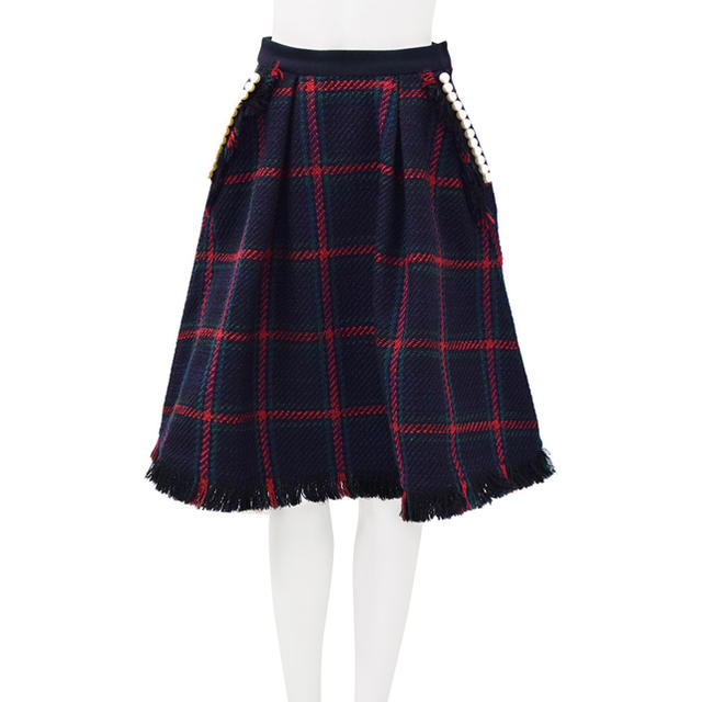 Chesty(チェスティ)の≪chay×Chesty≫ ♡ツイードフレアスカート　サイズ0 レディースのスカート(ひざ丈スカート)の商品写真