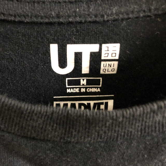 UNIQLO(ユニクロ)のmarvel ロゴTシャツ　ユニクロ　UT メンズのトップス(Tシャツ/カットソー(半袖/袖なし))の商品写真