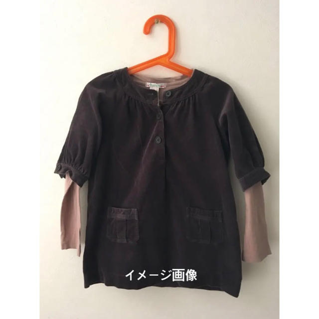 Bonpoint(ボンポワン)のボンポワン サイズ6 長Tシャツ 長袖カットソー キッズ/ベビー/マタニティのキッズ服女の子用(90cm~)(Tシャツ/カットソー)の商品写真