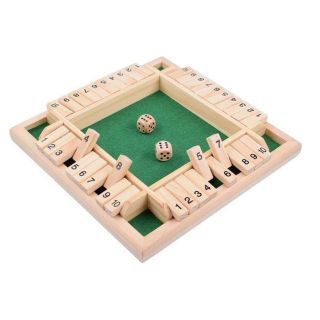  木製ゲーム シャット ザ ボックス ダイス ゲーム (おもちゃ/雑貨)