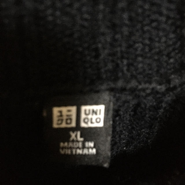 UNIQLO(ユニクロ)のユニクロ　リブニット　ブラック レディースのトップス(ニット/セーター)の商品写真