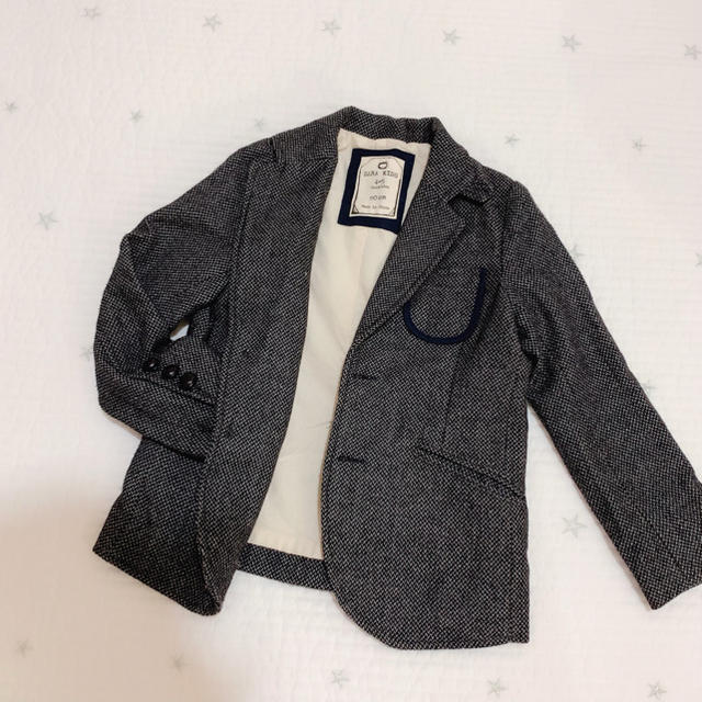 ZARA KIDS(ザラキッズ)のヘリンボーンジャケット💖 キッズ/ベビー/マタニティのキッズ服男の子用(90cm~)(ジャケット/上着)の商品写真