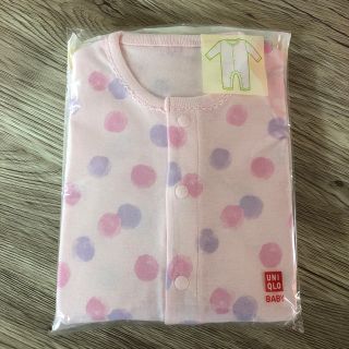 ユニクロ(UNIQLO)のユニクロ　カバーオール　80 ロンパース (カバーオール)