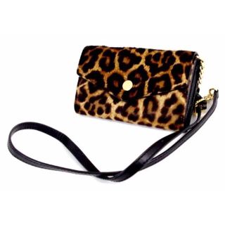 マイケルコース(MICHAEL KORS)のマイケルコースレオパードヒョウ柄ミニチェーンバッグお財布(クラッチバッグ)