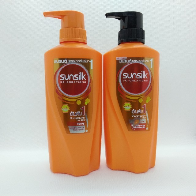 【新品未開封】 サンシルク シャンプー&コンディショナー 各450ml コスメ/美容のヘアケア/スタイリング(ヘアケア)の商品写真