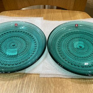 イッタラ(iittala)のカステヘルミ   シーブルー　17cm プレート　2皿セット(食器)