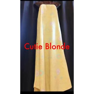 キューティーブロンド(Cutie Blonde)の【新品】キューティーブロンド ベアワンピース イエロー M(ロングワンピース/マキシワンピース)