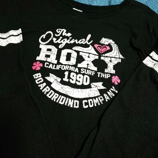 ロキシー(Roxy)のうさ様専用商品【中古】ROXY ロキシー ロンT 黒(Tシャツ(長袖/七分))