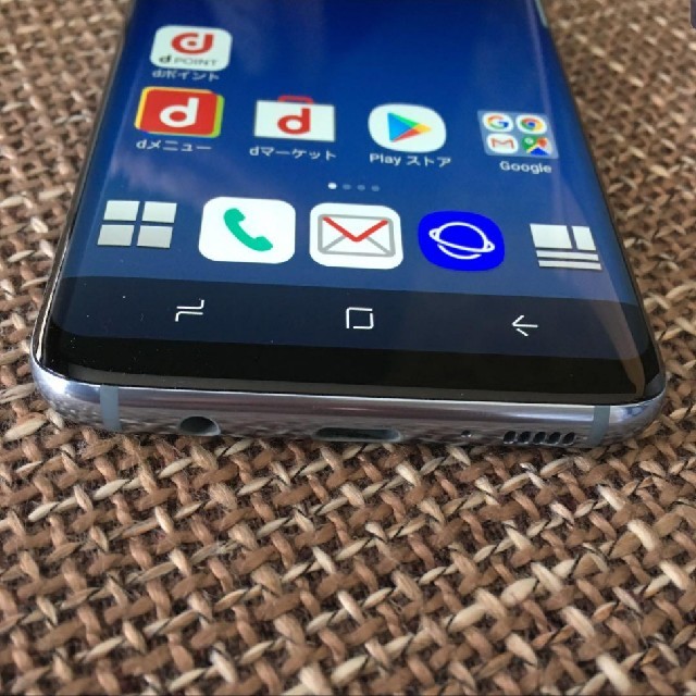 SAMSUNG(サムスン)のGalaxy S8 Blue 64 GB docomo スマホ/家電/カメラのスマートフォン/携帯電話(スマートフォン本体)の商品写真