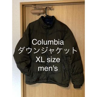 コロンビア(Columbia)のコロンビア ダウンジャケット カーキ L - XLサイズ位 メンズ(ダウンジャケット)