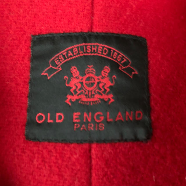 OLD ENGLAND ダッフルコート 赤 OLD ENGLAND ダッフルコート 赤