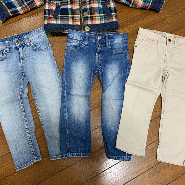 ZARA KIDS(ザラキッズ)のkids パンツ3点セット キッズ/ベビー/マタニティのキッズ服男の子用(90cm~)(パンツ/スパッツ)の商品写真