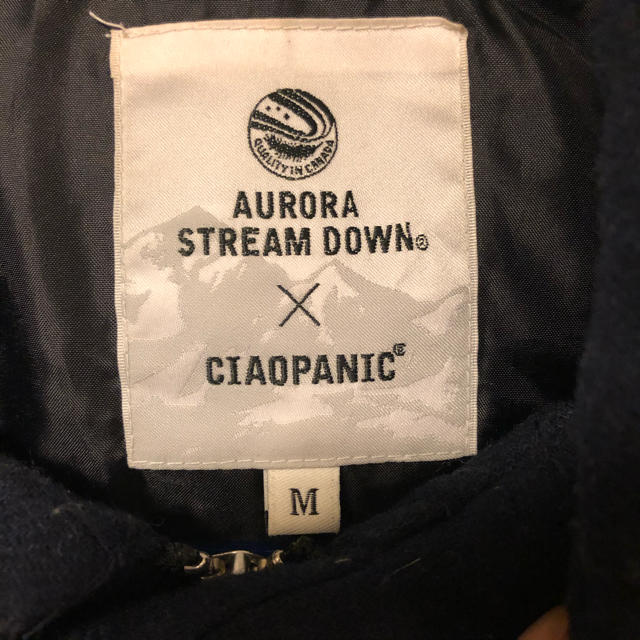 Ciaopanic(チャオパニック)の美品　ダウンジャケット　Ciaopanic×AURORA STREAM メンズのジャケット/アウター(ダウンジャケット)の商品写真