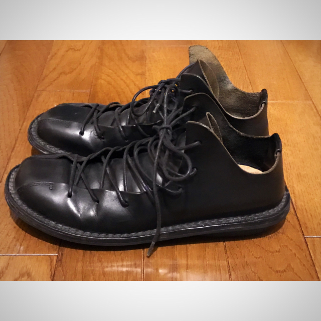 trippen(トリッペン)のさゆちゃん様専用 トリッペン 紐靴 黒 23cm位 レディースの靴/シューズ(ローファー/革靴)の商品写真