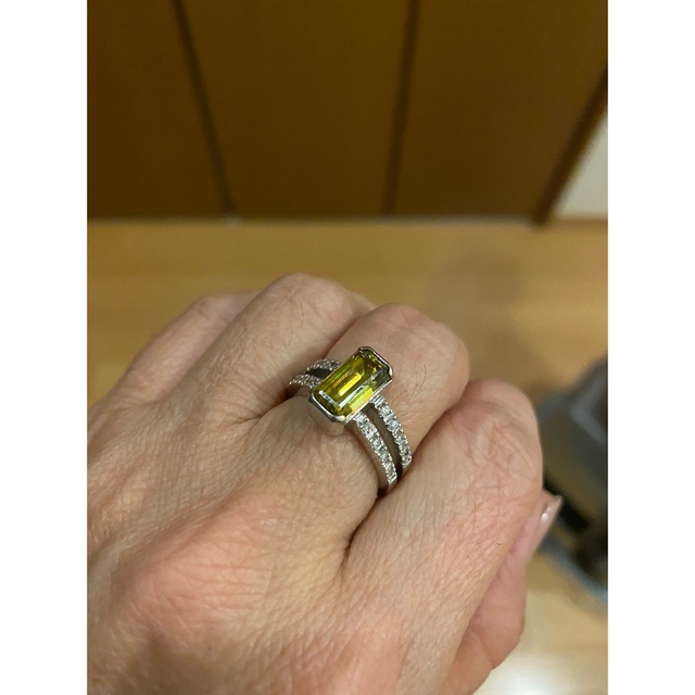 スフェーン指輪 レディースのアクセサリー(リング(指輪))の商品写真