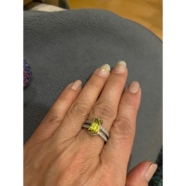 スフェーン指輪 レディースのアクセサリー(リング(指輪))の商品写真