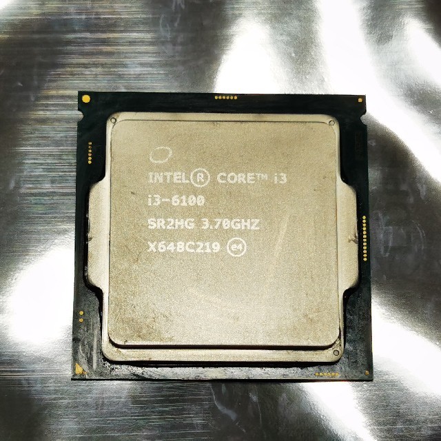 スマホ/家電/カメラIntel CPU Core i3 6100 3.70GHz　LGA1151