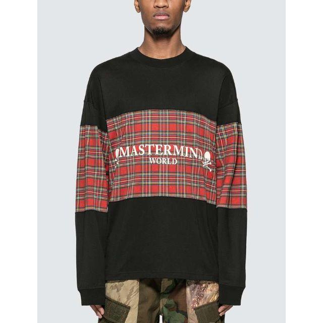 mastermind JAPAN - MASTERMIND WORLD タータンチェック　長袖Tシャツの通販 by NavY&Co BLACK FRIDAY SALE