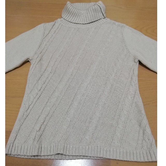 七分袖タートルネックセーター　Ｍサイズ レディースのトップス(ニット/セーター)の商品写真