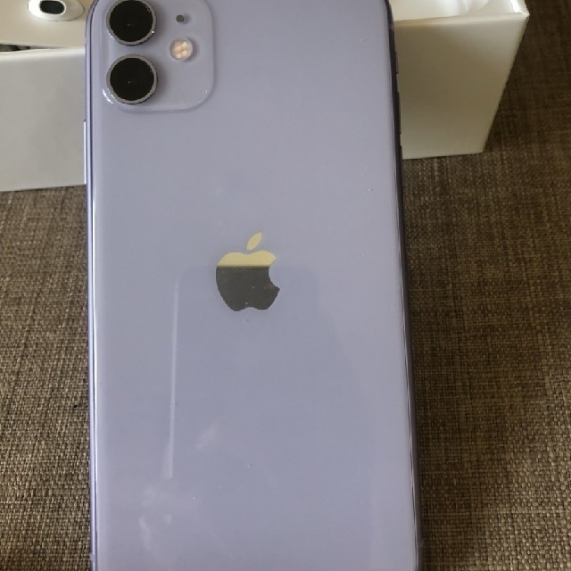 【タイムセール】iPhone 11 128GB パープル 香港版 美品