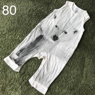 ベビーギャップ(babyGAP)のbabyGap カバーオール　ロンパース　80(カバーオール)