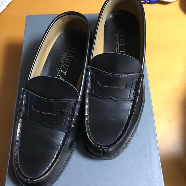HARUTA(ハルタ)のHARUTA   黒ローファー  26cm  EEE  送料無料^_^ メンズの靴/シューズ(ドレス/ビジネス)の商品写真