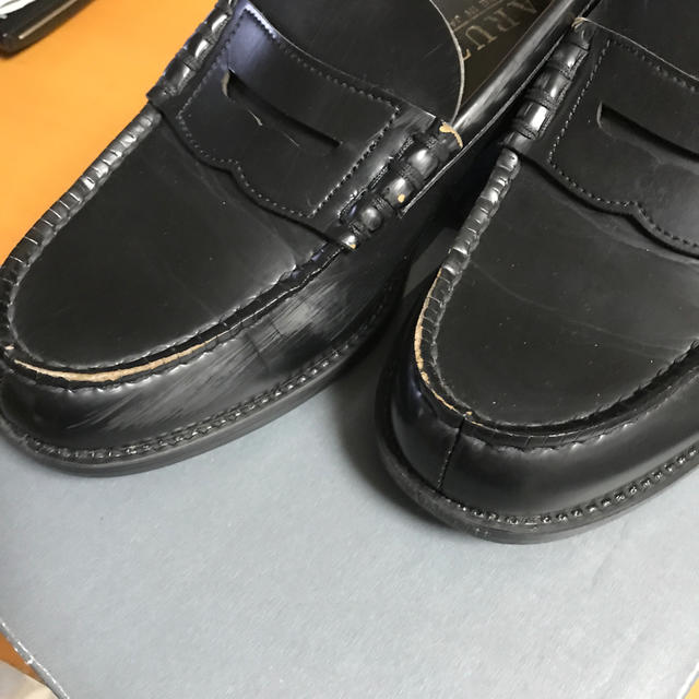 HARUTA(ハルタ)のHARUTA   黒ローファー  26cm  EEE  送料無料^_^ メンズの靴/シューズ(ドレス/ビジネス)の商品写真