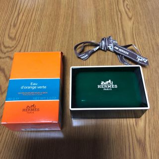 エルメス(Hermes)のHERMES♡オードランジュヴェルトパルファムソープ　150g(ボディソープ/石鹸)