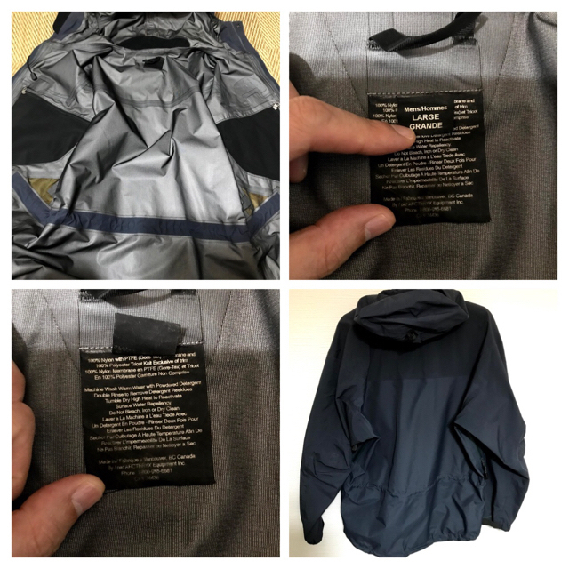 アークテリックス　ARC'TERYX ナイロン ジャケット GORE TEX