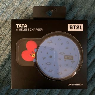 ボウダンショウネンダン(防弾少年団(BTS))のBT21 ワイヤレス充電パッド　TATA(バッテリー/充電器)