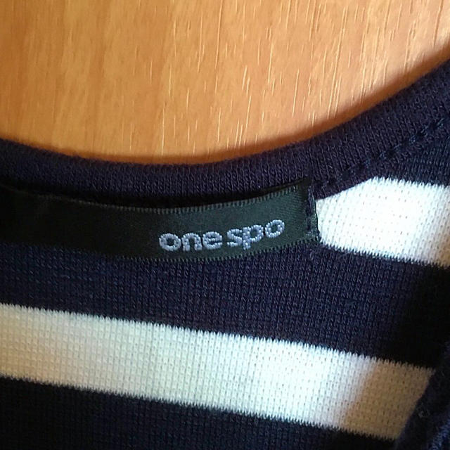 one spo(ワンスポ)のワンスポonespoワンピース ボーダー レディースのワンピース(ミニワンピース)の商品写真