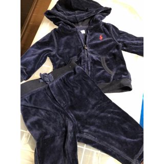 ラルフローレン(Ralph Lauren)のラルフローレン  ベビー　ベロア素材　セットアップ　6M(その他)