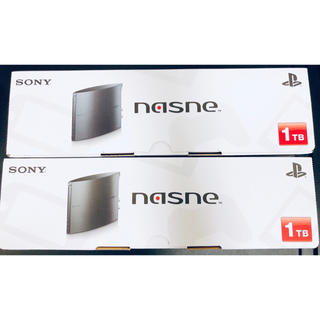 新品　販売完了品　Sony nasne  1TB 2台セット