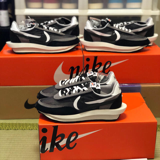 【27cm】Sacai × Nike LD Waffle Black