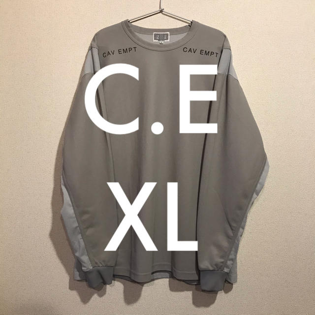 C.E CAVEMPT MESH LONG SLEEVE T XL gray - Tシャツ/カットソー(七分/長袖)