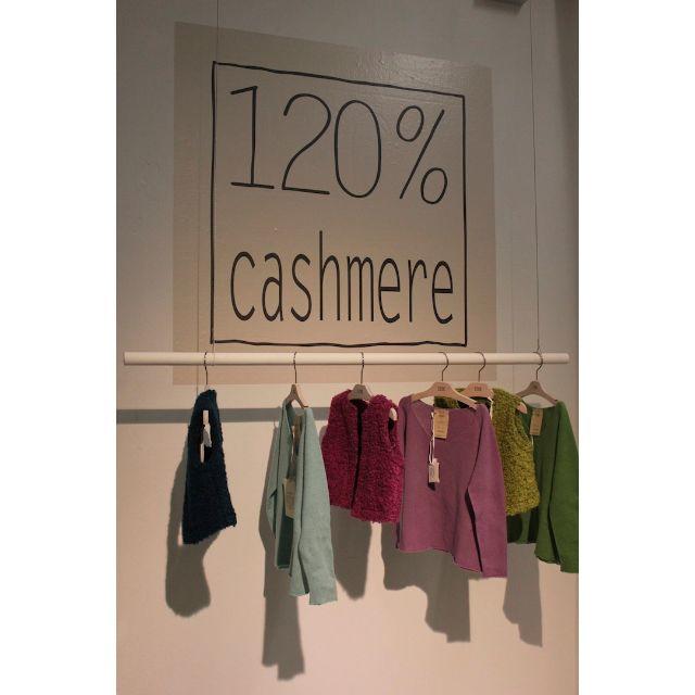 evam eva(エヴァムエヴァ)の120％lino cashmere　2015AWカシミヤ100％チェスターコート レディースのジャケット/アウター(チェスターコート)の商品写真