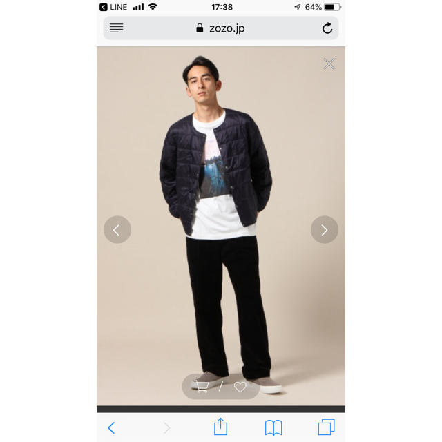 RAGEBLUE(レイジブルー)の【新品・未使用】TAION/タイオン  インナーダウン メンズのジャケット/アウター(ダウンジャケット)の商品写真