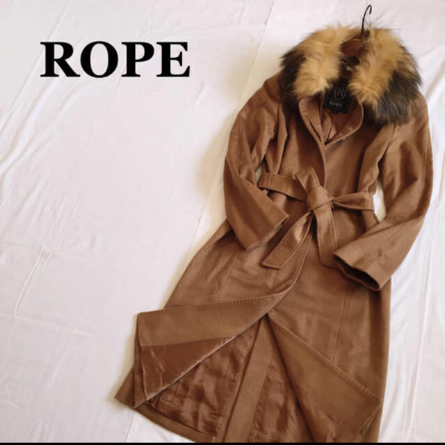 ROPE’(ロペ)のmichel様専用☆最終値下げカシミア100%ロングコート レディースのジャケット/アウター(ロングコート)の商品写真
