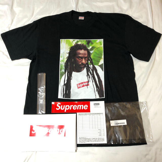 Supreme Buju Banton Tee black Lサイズ 黒