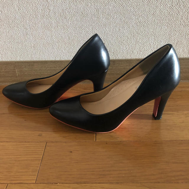 レッドソールパンプス　ブラック サイズS レディースの靴/シューズ(ハイヒール/パンプス)の商品写真