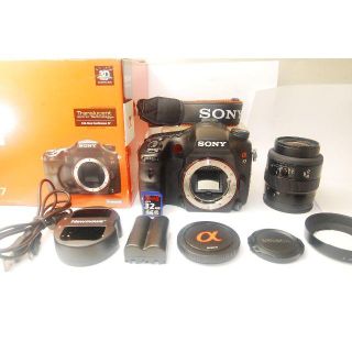Sony α77 SLT-A77V レンズセット 2844(デジタル一眼)