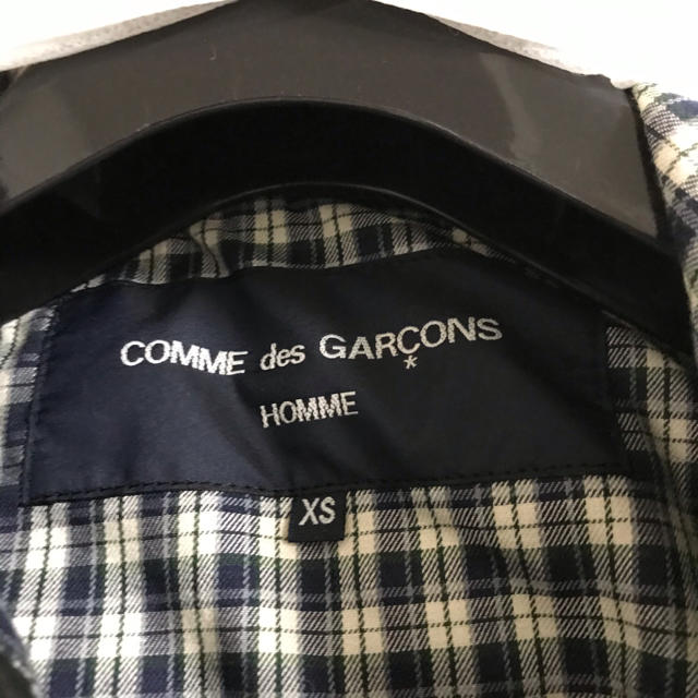 COMME des GARCONS(コムデギャルソン)のコムデギャルソン オム グローバーオール オイルド クロス ダッフル コートXS メンズのジャケット/アウター(ダッフルコート)の商品写真