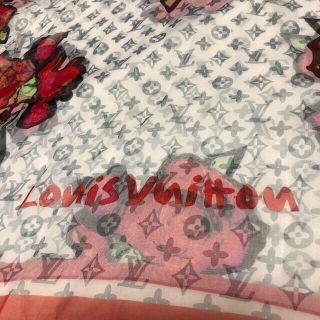 ルイヴィトン(LOUIS VUITTON)の《正規品》美品 ルイヴィトン モノグラム  SILKショール 最終価格(マフラー/ショール)