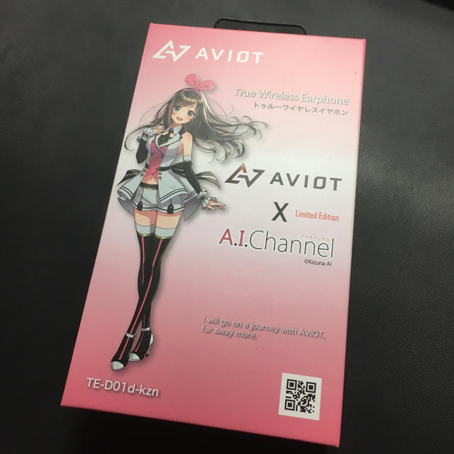 スマホ/家電/カメラキズナアイ aviot ワイヤレスイヤホン シークレット.ver