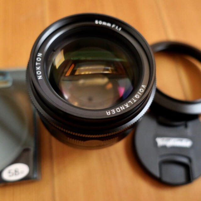 ノクトン　50mm f1.1 ライカMマウント互換　フォクトレンダー　ND8付属