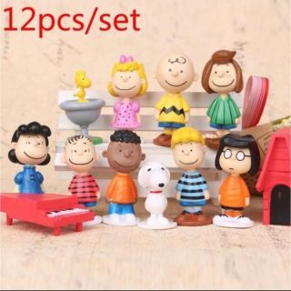 スヌーピー(SNOOPY)の【即発送‼︎再入荷】スヌーピー フィギュア12点セット(キャラクターグッズ)