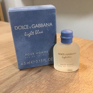 ドルチェアンドガッバーナ(DOLCE&GABBANA)のドルチェ＆ガッバーナ ライトブルー 4.5ml(香水(男性用))