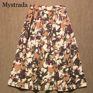 マイストラーダ(Mystrada)の新品 マイストラーダ フラワースカート(ひざ丈スカート)