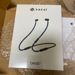 sacai beats X ブラック 新品未使用(ヘッドフォン/イヤフォン)