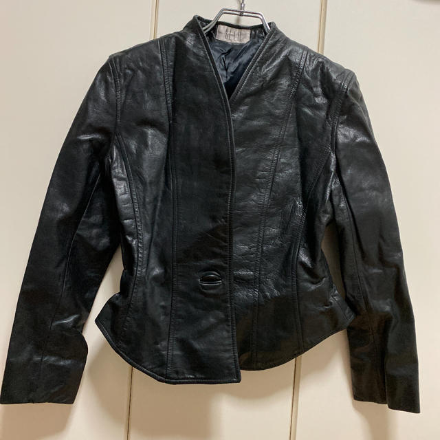 Yohji Yamamoto(ヨウジヤマモト)のレザージャケット ライダースジャケット レディースのジャケット/アウター(ライダースジャケット)の商品写真